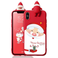 Miniatyrbilde 1 av 4: 1PC Juleveske til Apple iPhone 14 Pro Max 6.7\" Rød Flytende Si