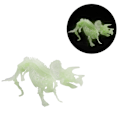 Miniatyrbillede 2 af 4: Noctilucent Dinosaur Menneske Skelet Model Samling Kranie Legetøj Knogle