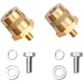 Miniatyrbillede 1 af 4: Par M8 Messing Batteri Adaptere, Batteri Terminaler, Batteri Pol A