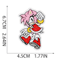 Miniatyrbillede 5 af 5: 16 stk. Cartoon Pindsvin Patch, Animationsfigur, Computer Embro