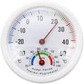 Miniatyrbilde 1 av 4: Termometer, hygrometer, rund nåltype skive, tester, hvit ou