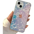 Miniatyrbilde 5 av 5: Space Planet Aesthetic Clear Crystal Case for iPhone 13pro max,Sh