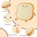 Miniatyrbilde 4 av 5: Toast Sittepute Søt Stol Puter Pads Memory Foam med Remova
