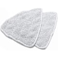 Miniatyrbilde 1 av 5: Mikrofiber Dampmopp Refills (6-pakning), Hvit - 6x Damprengjøringsputer