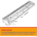 Miniatyrbilde 2 av 4: 4 stk. rustfritt stål erstatning varmeplate/beskyttelse for utvalgte G