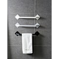 Miniatyrbillede 2 af 4: Håndklædestang uden perforering sanitet WC badeværelse opbevaring håndklæde