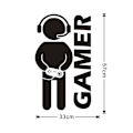 Pikkukuva 5 / 5: Gamer with Controller -seinätekstitarra, Game Boy -seinätarra, Vi