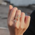 Miniatyrbillede 5 af 5: Ring - Vintage Wrap Stacking Statement Ring, Høj Kvalitet Kubisk Z