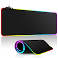 Miniatyrbillede 1 af 5: Stor RGB Gaming Musemåtte - 10 Lystilstande Touch Control Udvidet