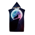 Miniatyrbild 5 av 5: E-Change Changing Towel Badrock, Surf Poncho Handduk med Huva Adu