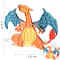 Miniatyrbillede 2 af 5: Stor Dinosaur Pop Boble Fidget Legetøj, Stress Relief og Anti-A