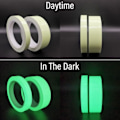 Miniatyrbillede 2 af 5: 10mm selvlysende tape 5 meter Glow In Dark Hvid