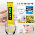 Miniatyrbillede 5 af 5: 4 i 1 pH-meter, pH-meter tester, pH-tester, pH-meter med LCD-skærm, høj præcisionsopløsning 0,01, swimmingpool pH-meter