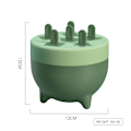 Miniatyrbillede 3 af 3: Isform til ispinde, PBA-fri isform, 6-huls plastform til ispinde