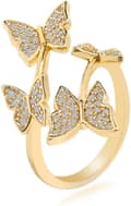 Miniatyrbilde 1 av 5: Ring - Vintage Wrap Stacking Statement Ring, Høy Kvalitet Cubic Z