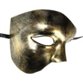 Miniatyrbillede 3 af 5: Masquerade Maske Retro Opera Phantom Et Øje Halv Ansigt Kostume