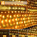 Miniatyrbillede 4 af 5: 200 LED Net String Lights 3M x 2M, Udendørs Net Lights Egnet til