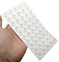 Självhäftande dörrstoppar Skyddsdynor 100-pack