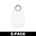 GPS Mini Tracker för Hund / Katt / Nycklar Vit 5-pack