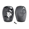 Nyckelskal Renault Modus / Clio / Kangoo / Twingo - 2 knappar