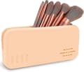 26-27 Silicone Zipper Makeup Brush Case, Portable Cosmetic Bag for Storing Makeup Tools