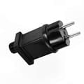 LED-strömförsörjning 3,6W Adapter IP44 Vattentät Transformator för Julbelysning EU-kontakt 3,5V Black