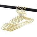 10 st Klädhängare i Metall, Tunga, Slitstarka, Halksäkra, för Kläder, Kappor, Sovrum Gold A