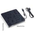 Miniatyrbillede 4 af 7: Plug and Play Ekstern DVD-drev USB Type C Interface Hubs til CD VCD