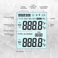 Miniatyrbilde 2 av 5: Høy presisjon K-type termometer med 2 prober og 2 temperaturklemmer