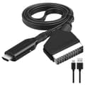 Sommerudsalg Scart til HDMI-konverter, Alt-i-én Scart til HDMI-adapter, 1080P