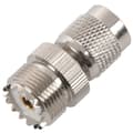 Tnc hane till Pl259 Uhf hona adapterkontakt, silver silver