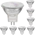 12V 35W Halogenlampor GU5.3 Spotbas Warmvit, Dimbar, 8-pack 35W