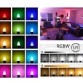 Miniatyrbild 2 av 5: Universal Compatibility RGBW Controller, IR LED Remote Control with Dimmer and Color Change Function, LED Light Controller for E14 Lighting Systems