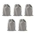 5-pack Drawstring Headphone Pouch, Large Capacity, Lightweight Portable Headphone Storage Bag 20x30cm / 7.9x11.8in