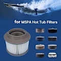 Miniatyrbild 2 av 7: Kompatibelt MSPA Uppblåsbart Poolfilter Patron 4-pack FD2089[JUN]