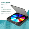 Miniatyrbild 3 av 5: Portable CD Player Dual Headphone Version Contact Button Reproductor CD Walkman Rechargeable Shockproof LCD Display