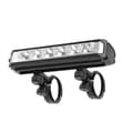 Front LED Light for Electric Scooter 4000mAh Waterproof Flashlight USB Charging Bicycle Light Black