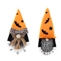 Pikkukuva 1 / 4: Halloween kasvoton keltainen lepakkohattu vanha mies riippuva lippu nukke seinälle ripustettavat kodin koristeet