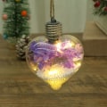 Miniatyrbild 4 av 5: Packa klara LED julkulor hängande ljus för julgran, födelsedag, bröllopsfest，A