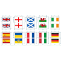 Pikkukuva 3 / 3: 5 fanilipun tatuointitarraa (Espanja)