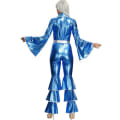 Miniatyrbild 2 av 4: Blå Jumpsuit i konstläder (XL)