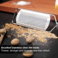 Miniatyrbillede 2 af 5: Citrusost rivejern Zester - Gode greb Spaetzle rivejern Parmesan Rustfrit stål Grøntsagsriv Citron Hvidløg Chokolade