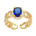 Pikkukuva 5 / 5: Sormus Vintage Zircon Metallic Element muotikorut Ac8658 Green