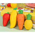 Miniatyrbillede 3 af 3: GrouopM Big Mac Fruit Eraser Creative Cartoon Fruit Eraser til børn Sød Big Eraser Art Eraser (Strawberry)