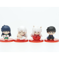 Miniatyrbild 4 av 4: 4 Inuyasha Q version hand skrivbord pojke tecknad animation sittande ställning Sesshomaru Govi ​​​​Maitreya handgjord modell dekoration