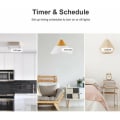 Miniatyrbild 3 av 5: Sonoff T2 US 2C wifi smart wall touch switch i smart hem röststyrning