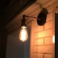 Pikkukuva 3 / 5: 2 Retro Vintage Style Seinävalaisin E27 Kierrelamppu baariin Ravintola Kahvila Pronssi - Set
