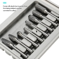 Pikkukuva 5 / 5: 8-pakkaus 1/8" Double Cut Hard Burr set