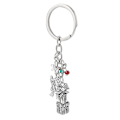 Miniatyrbillede 2 af 3: 1 stk Christmas Party Giveaways Christmas Vintage nøgleringe
