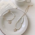 Miniatyrbild 2 av 5: Halsband Pearl Star Stud Modesmycken Ac1135